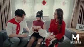 Asian Models Spice Up New Year’s Eve with Steamy Partner Swap at Family Dinner