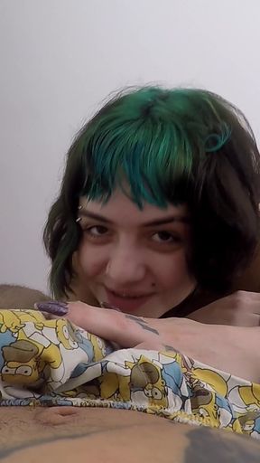 Delicious Candy Sucking Black Cock
