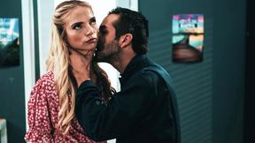 ”Tiny blonde teen college girl let janitor rail her unshaved cunt in class”