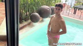 Alfonso Osnayas jerkoff turns into cock ride with stepdad Manuel Skye