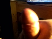 Fat  guy jacking off