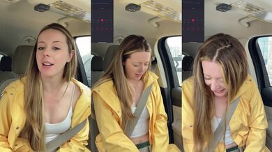 Blonde Drive Thru Lush Control Raw Public Gushing Cum Drip