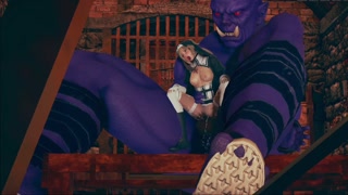 Big ork fuck with cute girl