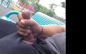 Public Masturbation Caught on Tape