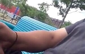 Public Masturbation Caught on Tape