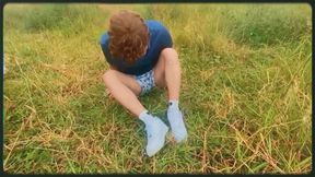 Femboy Has an Accident While Training and Seduced the Straight Trainer and Ate His Ass