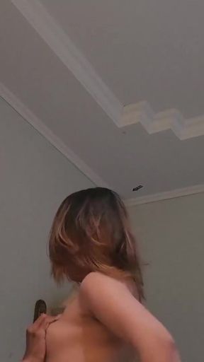 Key moment from "Blonde Widow Delicious Until She Limp"