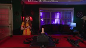 Wendy Wonder rides the Sybian