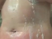 Watch me play with my soapy tits