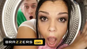 Charlie Dean Finds Sofia Lee In The Dryer With Her Ass Sticking Out He Can't Resist - Hot