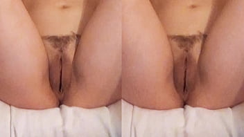 PJ Daniels Dildos her sweet plump pussy in 3D