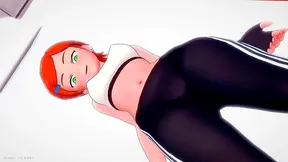 Gwen Takes Ben on a Wild Ride in This Steamy Anime-Inspired Encounter