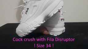 LittleShoes - Cock Crush Fila Disruptor | SIZE 34