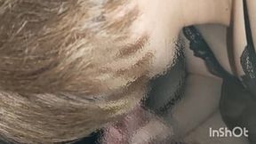 Japanese amateur blowjob &mdash;  handjob &mdash;  no-hands blowjob &mdash;  cleavage