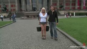 Public Disgrace: Best Of Europe: Beautiful German Milf Bound And Fucked In Public