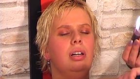 Mature Mistress Covers Her Bound Slave in Hot Wax