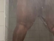 Fat Black Ass Twerking In Shower