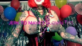 Jerk to Miss Maya's Clown Tits