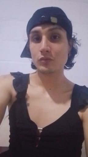 Part 1 Femboy sissy spanking his anus until his ass is red and aroused