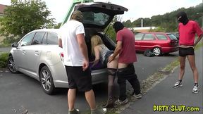 The dogging gangbangs of naughty slutwife Nicole