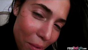 Sexy Japanese GF loves filming naughty real sex with her partner