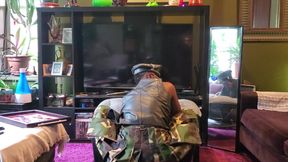Kennie Jai Shows off in a Kilt with BBC and Ass