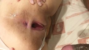Home wife plays video game while cheating on husband with fixed no-condom lover