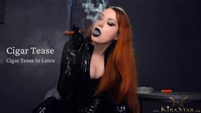 Cigar Tease In Latex