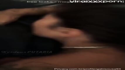 Gabi Souza Nego Dis Wife Teases her Perfect Ass in See-Through Panties Video