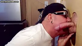 Bj Amateur Dilf Sucks Gloryhole Cock Very Deep At Home