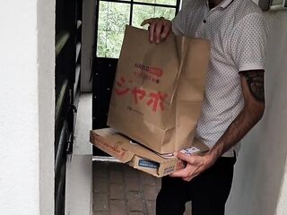 Mei Cornejo - anal invasion with the Pizza delivery guy