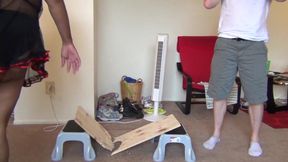 Mistress Lia & Candy break the plank!
