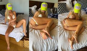 taylor breesey huge dildo fuck with anal plug porn video