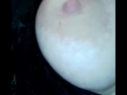 Slut comes while stitching needle in nipple