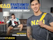 NextDoorStudios - Sexy Frat Boy Kian Kane Allows Study Buddy To Use His Holes