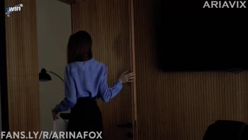 AriaVix's Red-Haired Beauty: Licked to Orgasm, Footjob Frenzy & Creampie Finish