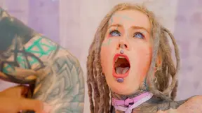 Tattoo girl gets Anal fuck from BBC - ATM &mdash;  facial