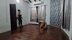 AFQ No Mercy Whipping in Full Leather and Berlin Boots by Milah