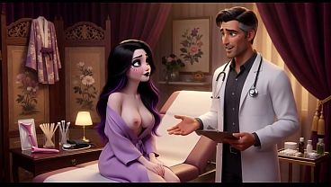 Luna'_s Sensual First Checkup Gothic Beauty Awakens in Her Doctor'_s Caring Hands (AI generated)