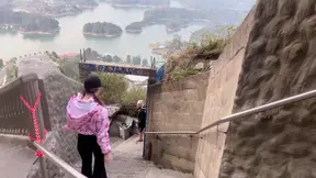 Katty Blake's public sex spectacle in Guatape