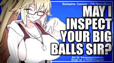 The COURTSIDE BALL GIRL Inspects Your Balls for "QUALITY ASSURANCE" [Ball Sniffing] [Blowjob] [Deepthroat] [Size Praise] [Throatpie] [Erotic ASMR RP]