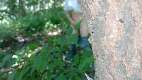 i caught a stranger masturbating in the woods and started spying on her