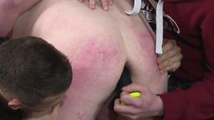 Boynapped.com: Tattooed rushes hard nailining