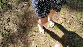 A Married Slut Got Lost in the Forest, Helped Her Out and She Agreed to Cheat on Her Husband