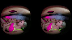 VR 180 3D Two MILFs Milk a BBC