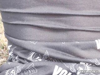 Cute Angel fastened up herself and got Screwed in Public