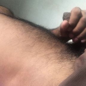 Black hairy daddy dick masturbation