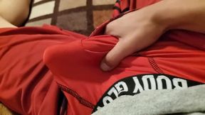 Friend Rubs Boner Thru Shorts Snchat