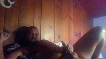 hip thrusts for a fan on webcam - cam model - super thick cock - sirchrisx9
