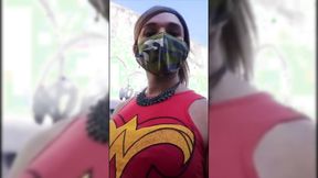 ”Working The Streets In The Middle Of A Pandemic Well Protected Stroking”